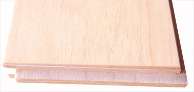 バーチ(カバ)床暖房用無垢フローリング