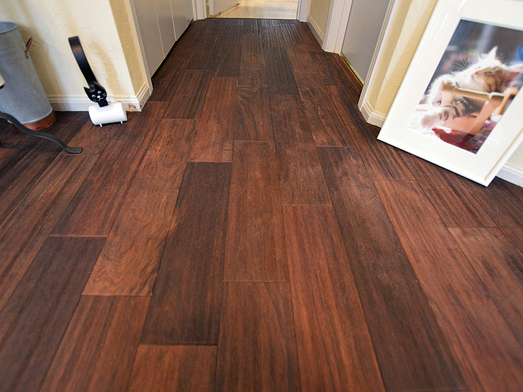 アジアンウォールナット乱尺アンティーク(のざらし)フローリング