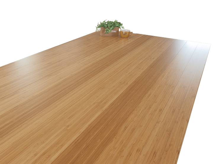 バンブー（竹） 縦目 ミディアム（床暖房兼用）プレミアムフローリングの仮並べ時の写真(イメージ写真)