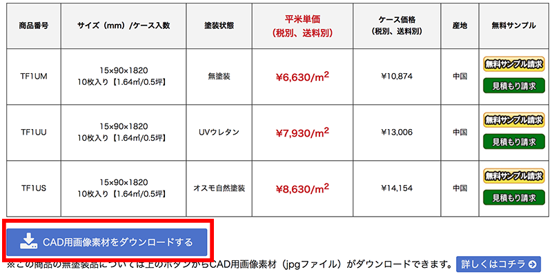 ダウンロードの位置表示