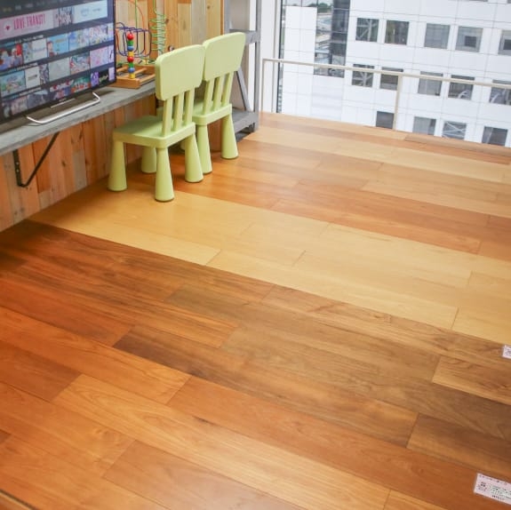 L45遮音フローリングも施工しています