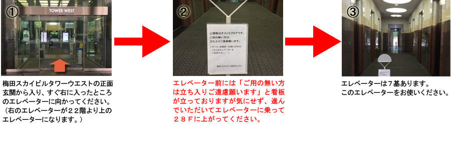 大阪ショールーム地図1